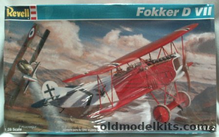 Revell 1/28 Fokker D-VII - (DVII), 85-4665 plastic model kit